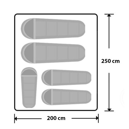 Wild Land Wild Cruiser 250 Pro dimensions couchage