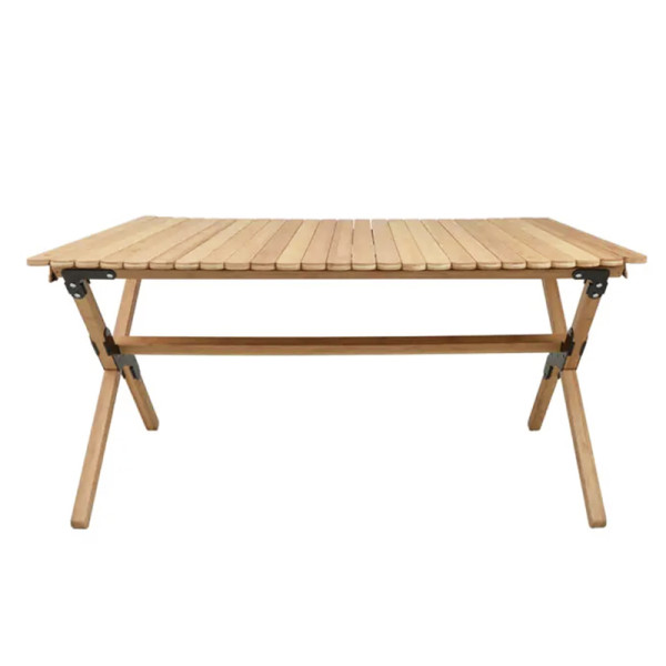 Table de camping pliante Wild Land en bambou