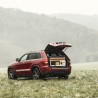 EGOE Nestbox Camper 200 dans Grand Cherokee Jeep vue de l'arrière