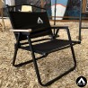 chaise de camping pliante aluminium et bois Black Tree légère