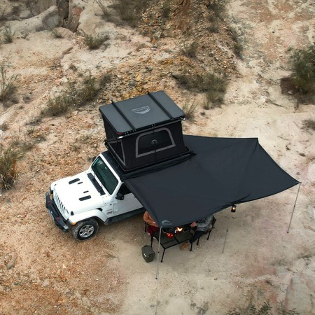 Marquise auvent latéral Wild Land 270° sur 4x4