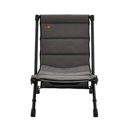 MTS-X chaise de camping basse, pliante, en aluminium et coton vue de face Wild Land